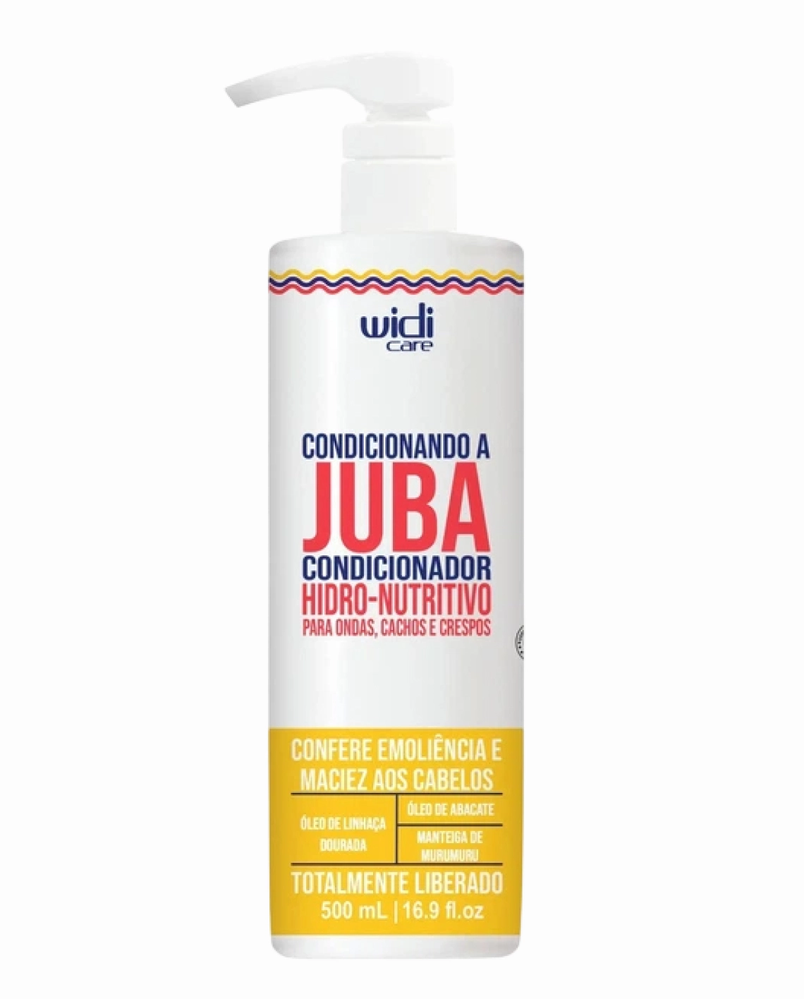 Кондиціонер зволожуючо-живлячий для кучерявого волосся Widi Care Condicionando a Juba Condicionador Hidro Nutritivo - 500 мл